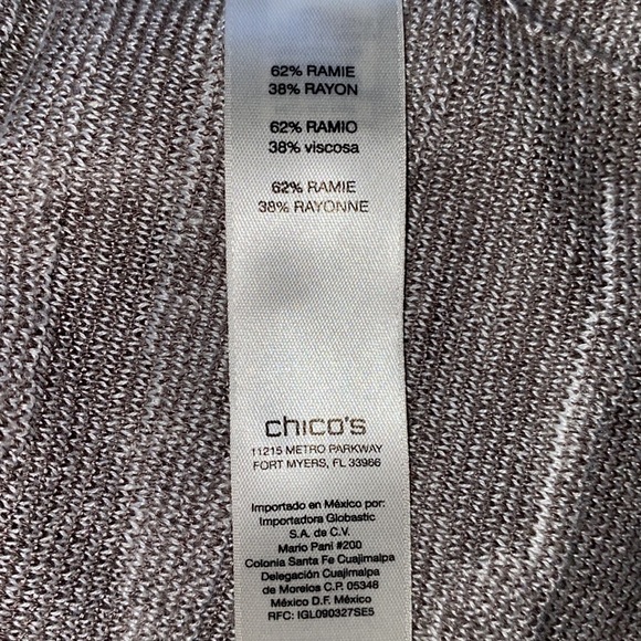 Beautiful Chico’s Easywear Cardigan 16/18 (Chico’s size 3) - Picture 6 of 7
